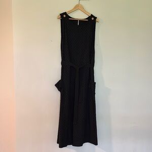 Free People Dark Navy Jumpsuit - Wide Leg